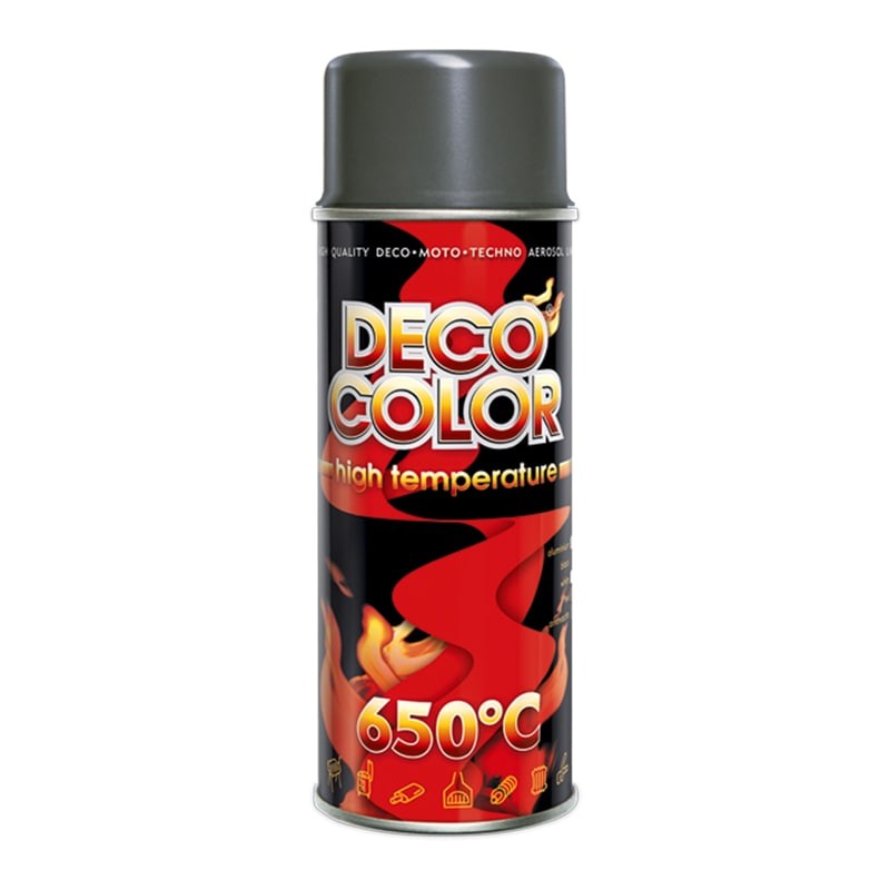 Spray vopsea temperatura antracit 400 ml Deco Color