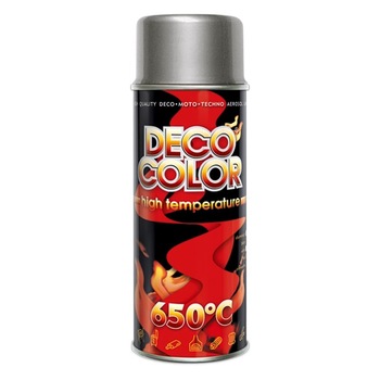Spray vopsea temperatura aluminiu 400 ml Deco Color Spray vopsea temperatura aluminiu 400 ml Deco Color