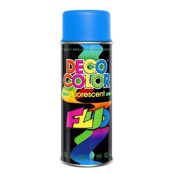 Vopsea fluorescenta Spray fluorescent albastru 400 ml Deco Color Vopsea fluorescenta Spray fluorescent albastru 400 ml Deco Color