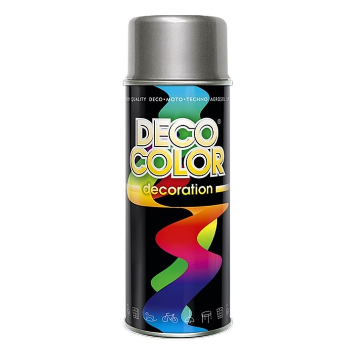 Spray vopsea auto RAL 9006 Aluminiu 400 ml Deco Color
