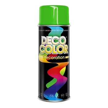 Spray vopsea auto RAL 6018 Verde Deschis 400 ml Deco Color Spray vopsea auto RAL 6018 Verde Deschis 400 ml Deco Color