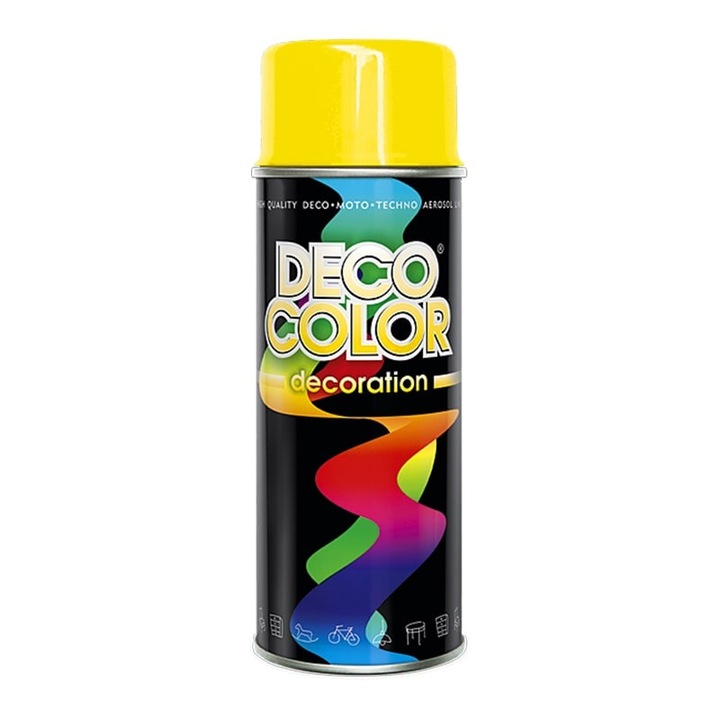 Spray vopsea auto RAL 1023 Galben 400 ml Deco Color