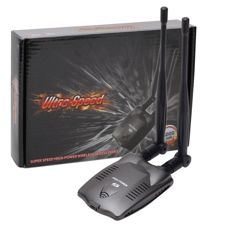 Мощен wifi адаптер 3w 150Mbps 2.4 GHz 802.11 a/b/g/n стандарти за лаптопи Laptop Notebook PC компютри Wireless USB Adapter