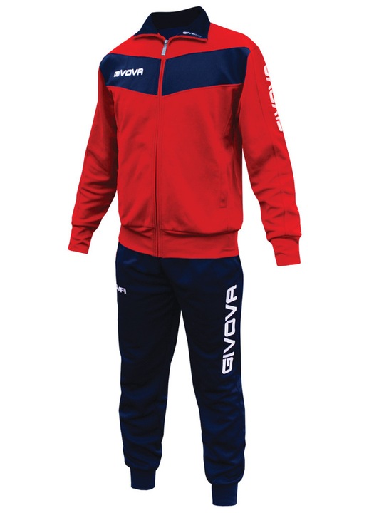 Trening givova visa, Rosu/Bleumarin