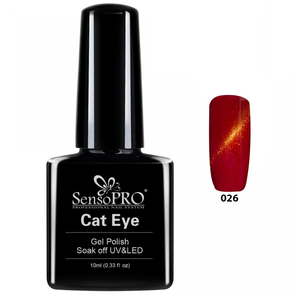 Oja Semipermanenta Cat Eye SensoPRO 10ml #026