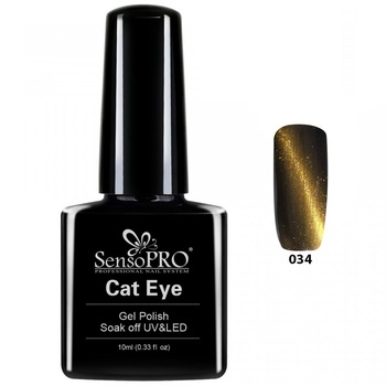 Oja Semipermanenta Cat Eye SensoPRO 10ml #034 Oja Semipermanenta Cat Eye SensoPRO 10ml #034