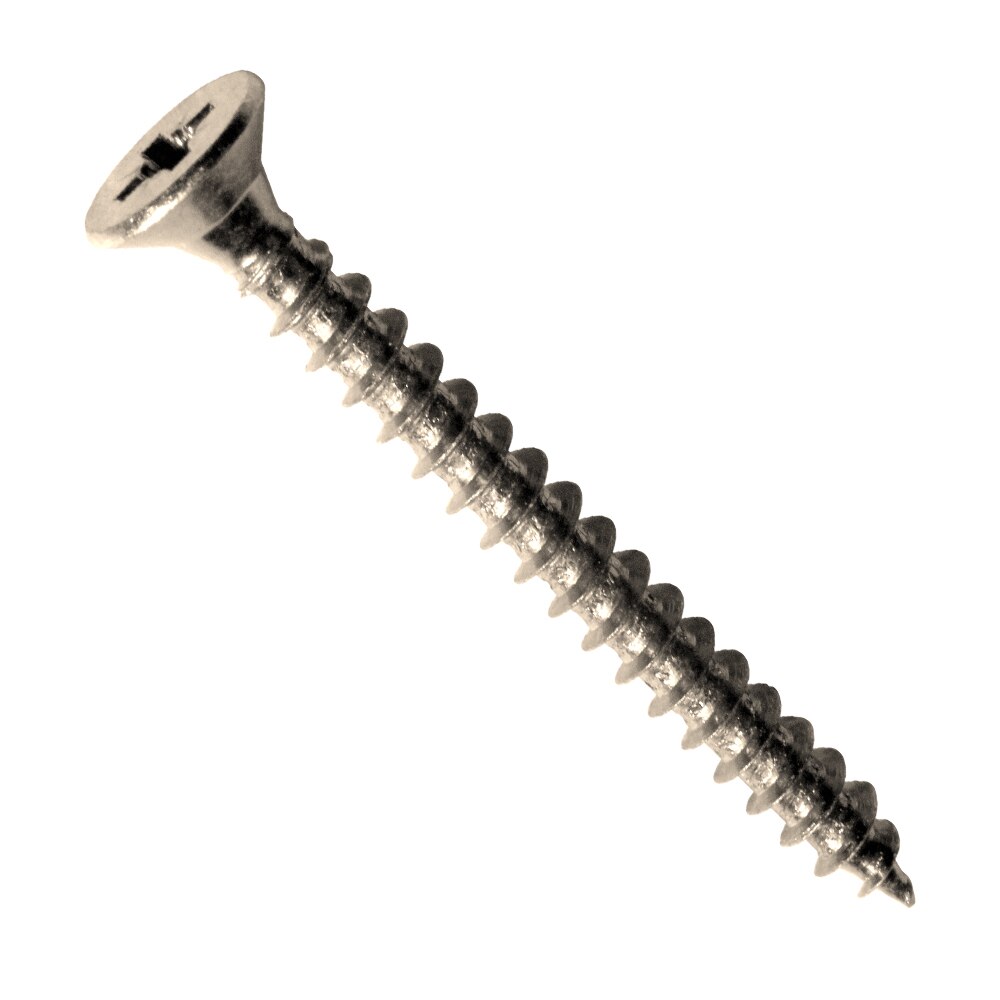 Surub pentru lemn, cap ingropat, DIN 7505 - Inox A2, PZ - 4.5x20