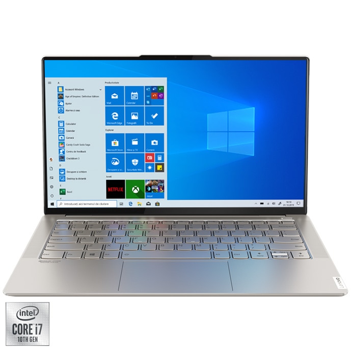 Laptop ultraportabil Lenovo Yoga S940-14IIL cu procesor Intel Core