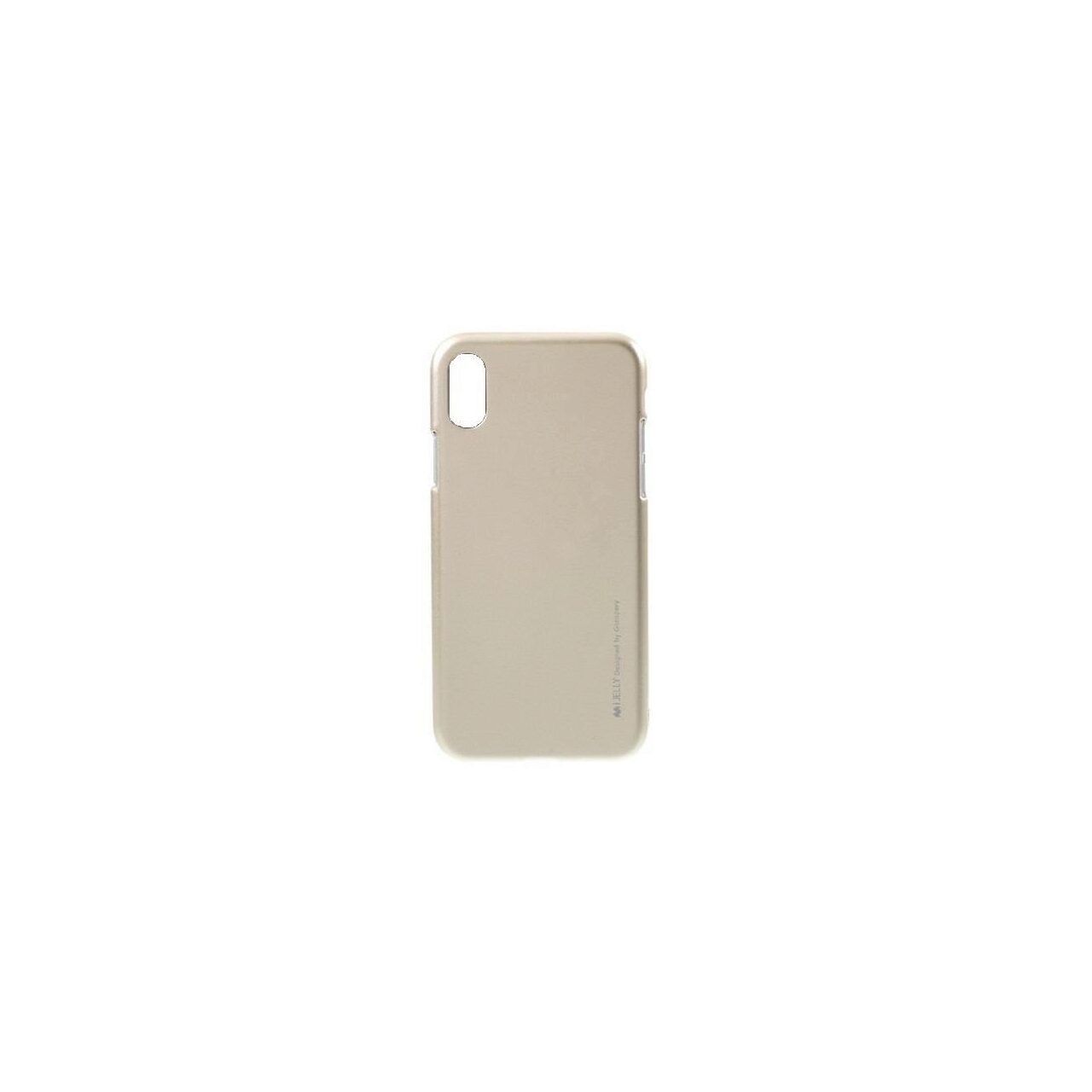 Husa Apple iPhone XR - Goospery TPU i-Jelly Metal Case Gold
