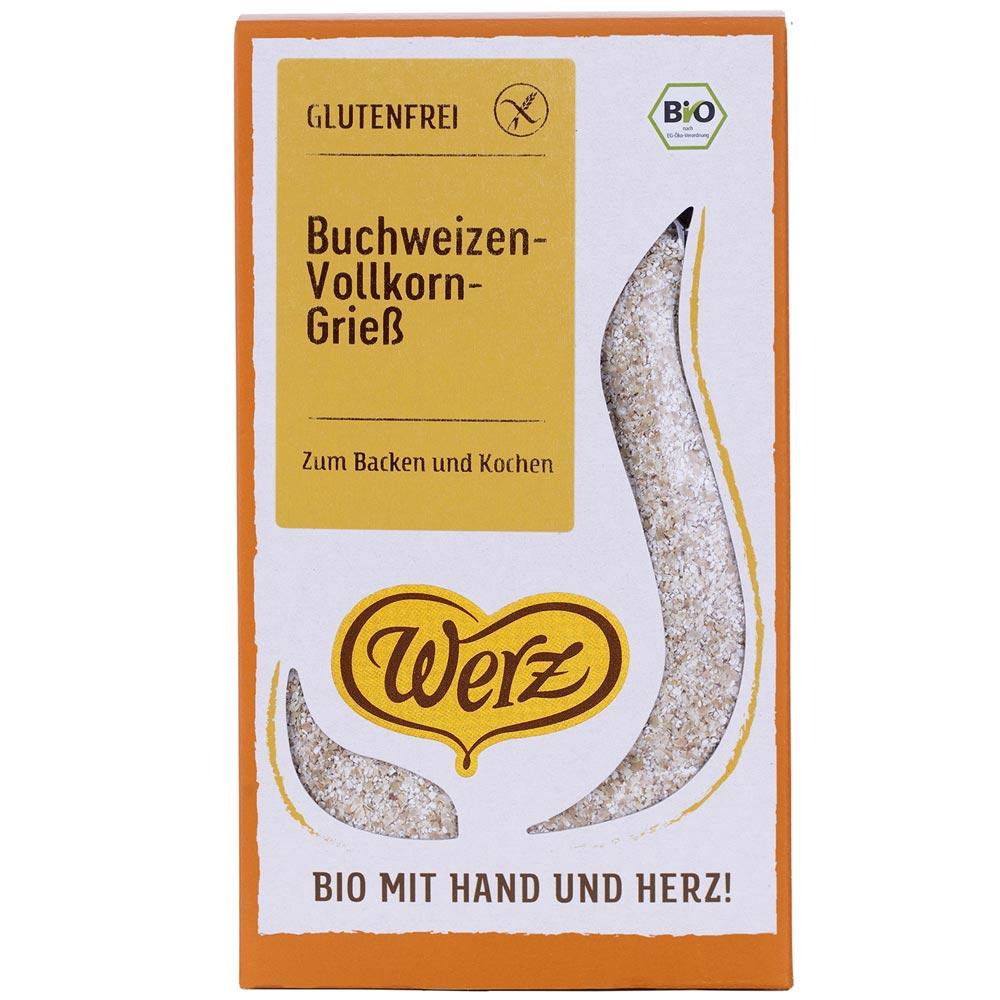 Gris de hrisca integrala fara gluten Bio 250 Werz