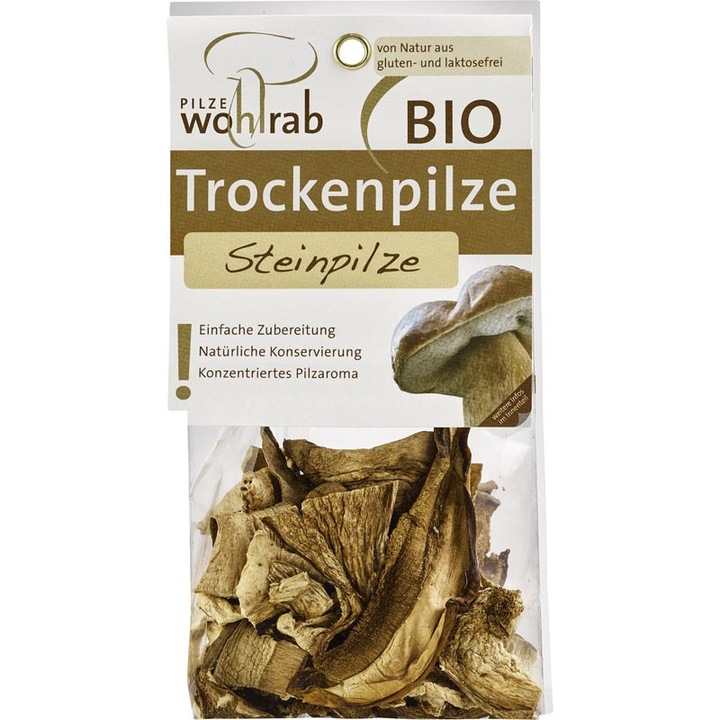 Ciuperci Hribi ecologici deshidratati Bio Wohlrab 20 g