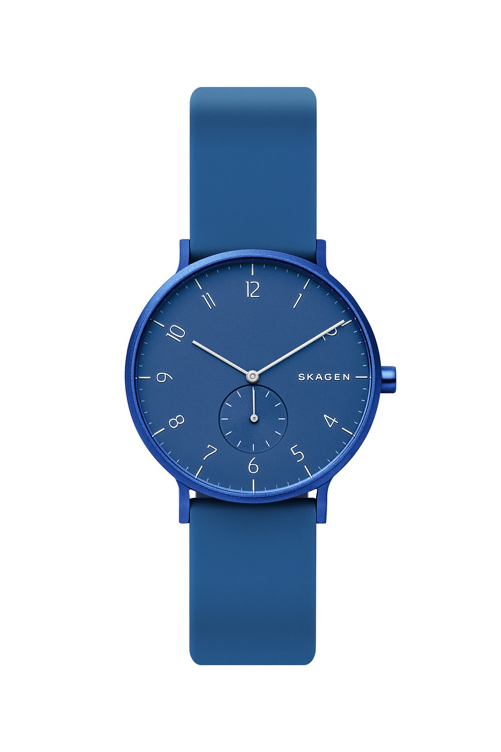 Skagen, Ceas cu o curea din silicon, Albastru
