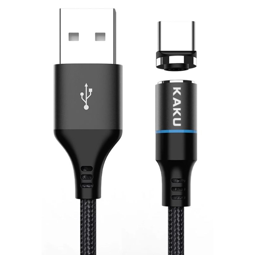 Honest Rely on Tahiti Cablu de incarcare si transfer date iKAKU magnetic, fast charging USB 3.2A,  Android, microUSB, 1m, invelis protector din nylon composit impletit, led,  negru - eMAG.ro