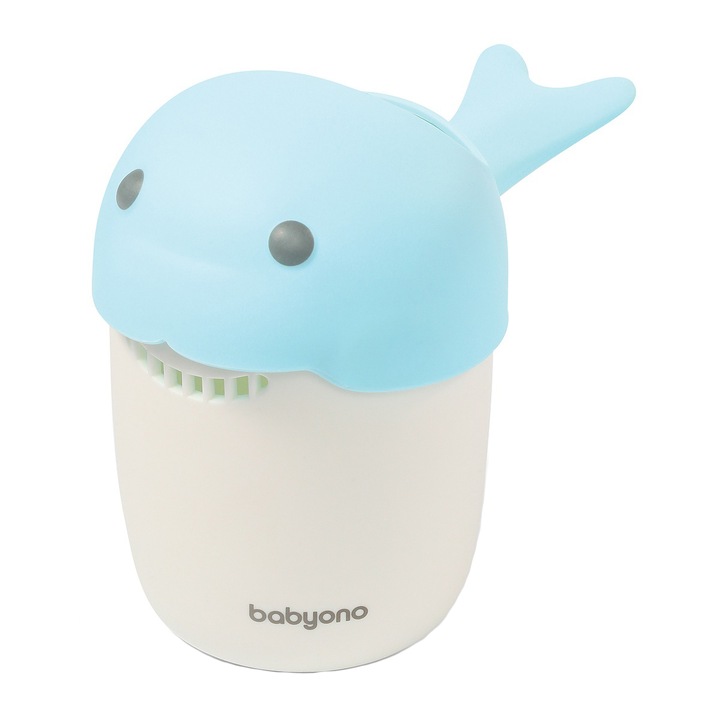 Recipient Baby Ono pentru clatit parul Whale albastru