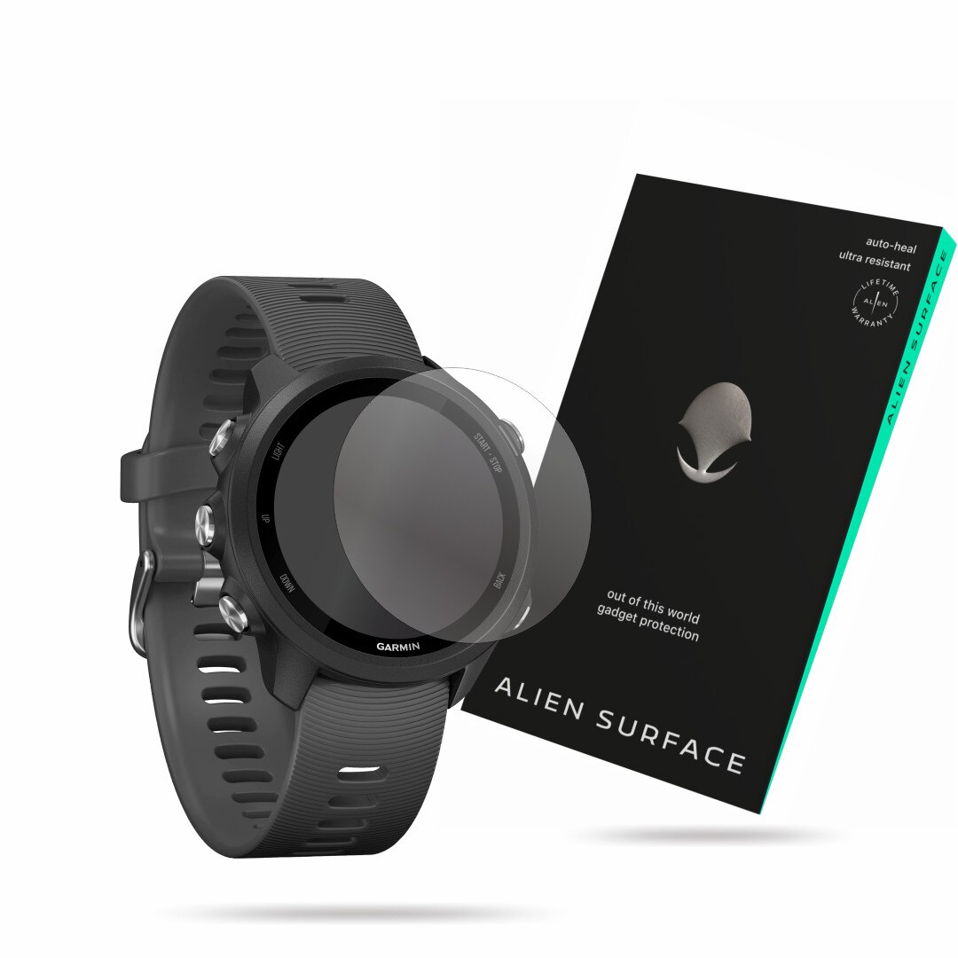 Folie Alien Surface, Garmin Forerunner 245, set protectie ecran 1+2 Rezerve