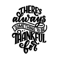 sticker decorativ pentru perete modern cu citat motivational theres always something to be thankful for utilizat in birou camere de zi dormitor hol sau sufragerie negru autocolant pvc 80 x 110 cm imagen 48_0_
0