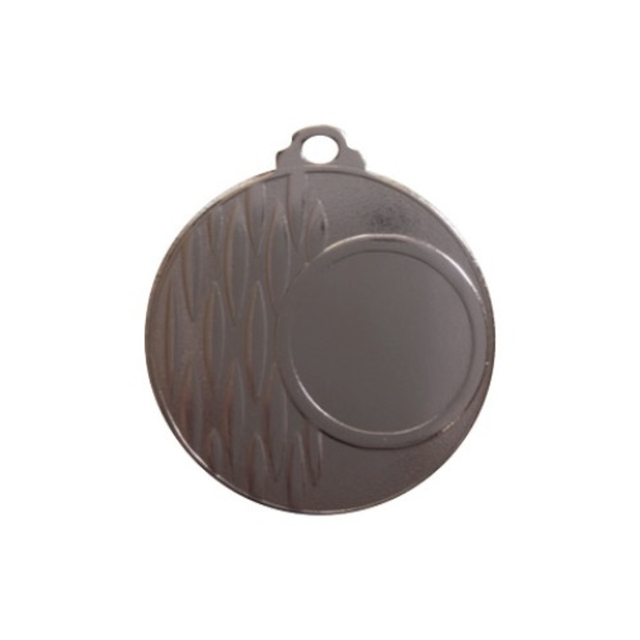 Medalie Argintiu Locul 2, diametru 50 mm