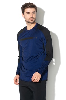 Under Armour, Bluza elastica, pentru fitness Perpetual, Bleumarin/Negru Under Armour, Bluza elastica, pentru fitness Perpetual, Bleumarin/Negru