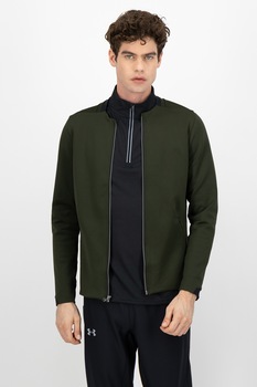 Under Armour, Bluza sport cu fermoar Recovery, Verde militar/Negru, S Under Armour, Bluza sport cu fermoar Recovery, Verde militar/Negru, S