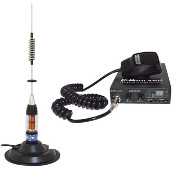 Pachet statie radio CB Midland Alan 100, 200W, 12V, 40CH, 4W + Antena PNI ML70 cu magnet Pachet statie radio CB Midland Alan 100, 200W, 12V, 40CH, 4W + Antena PNI ML70 cu magnet