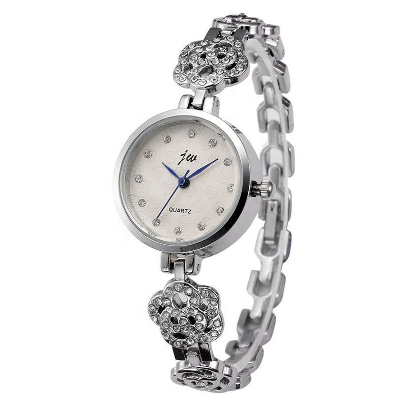 Ceas jw Unisex Quartz Casual Elegant Argintiu/alb, PN999894SAB, curea din metal (zale), afisaj Analog