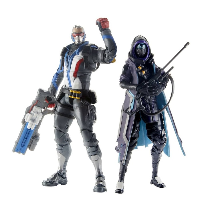 Set Figurine articulate Overwatch Ultimates Ana & Soldier 76, 15 cm