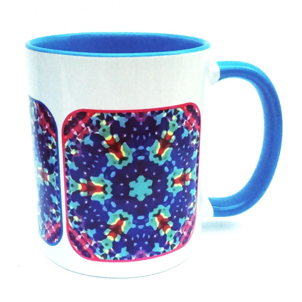 Cana cu mandale, Lila, model 118, 250 ml, multicolor