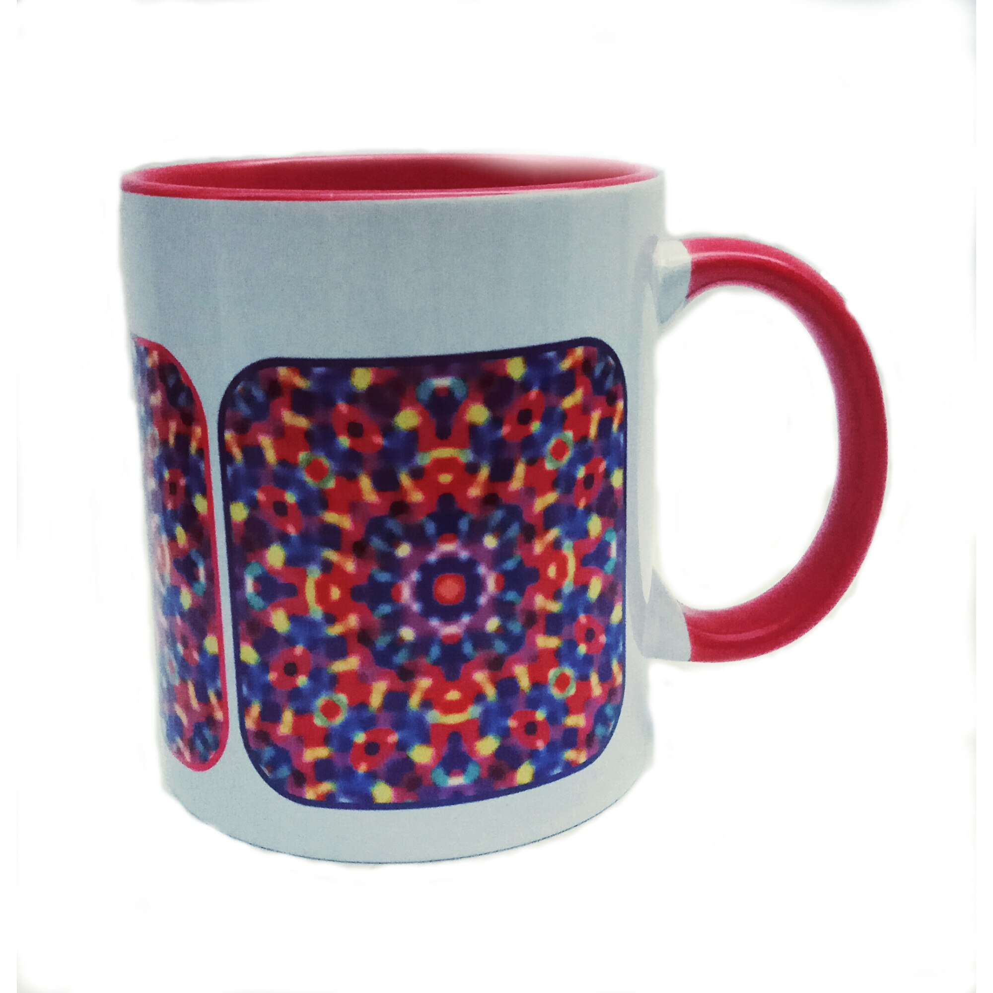 Cana cu mandale, Lila, model 102, 250 ml, multicolor