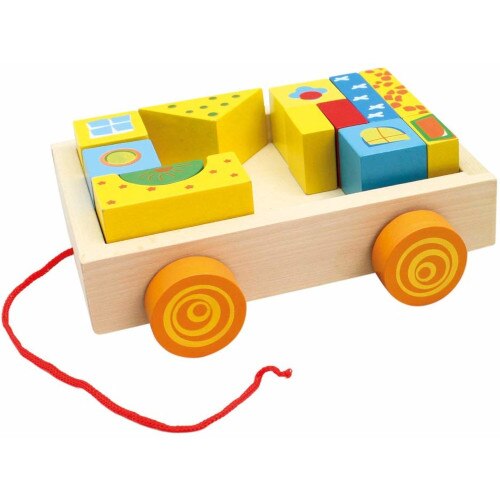 Jucarie Bino de Tras cu 19 Cuburi Colorate