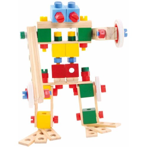 Set Bino Constructii Lemn 120 Piese