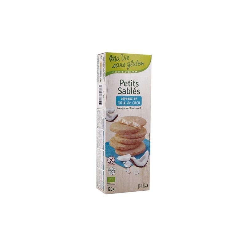 Biscuiti Bio Fara Gluten cu Nuca Cocos Ma Vie Sans Gluten 120gr