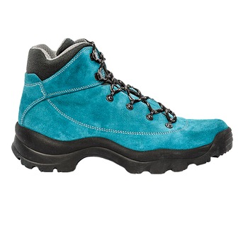 Bocanci trekking din piele albastra impermeabila, Albastru Bocanci trekking din piele albastra impermeabila, Albastru