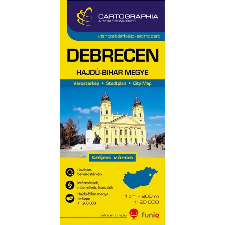 Debrecen várostérkép (+Hajdú-Bihar megye térképe)