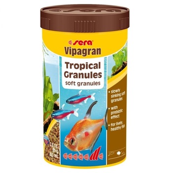 Hrana Granulata pentru Pesti Sera Vipagran 250 ml Hrana Granulata pentru Pesti Sera Vipagran 250 ml