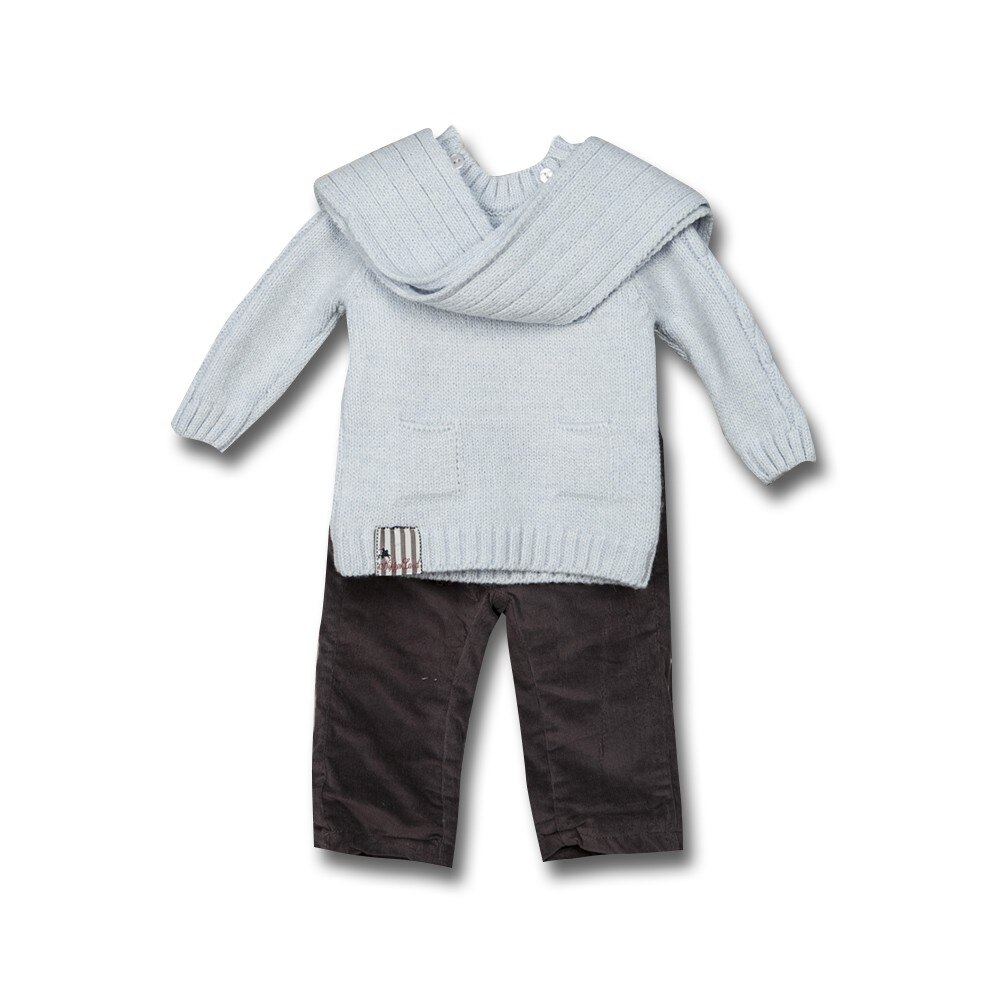 Compleu Baby Boy Bleu-Gri 1623