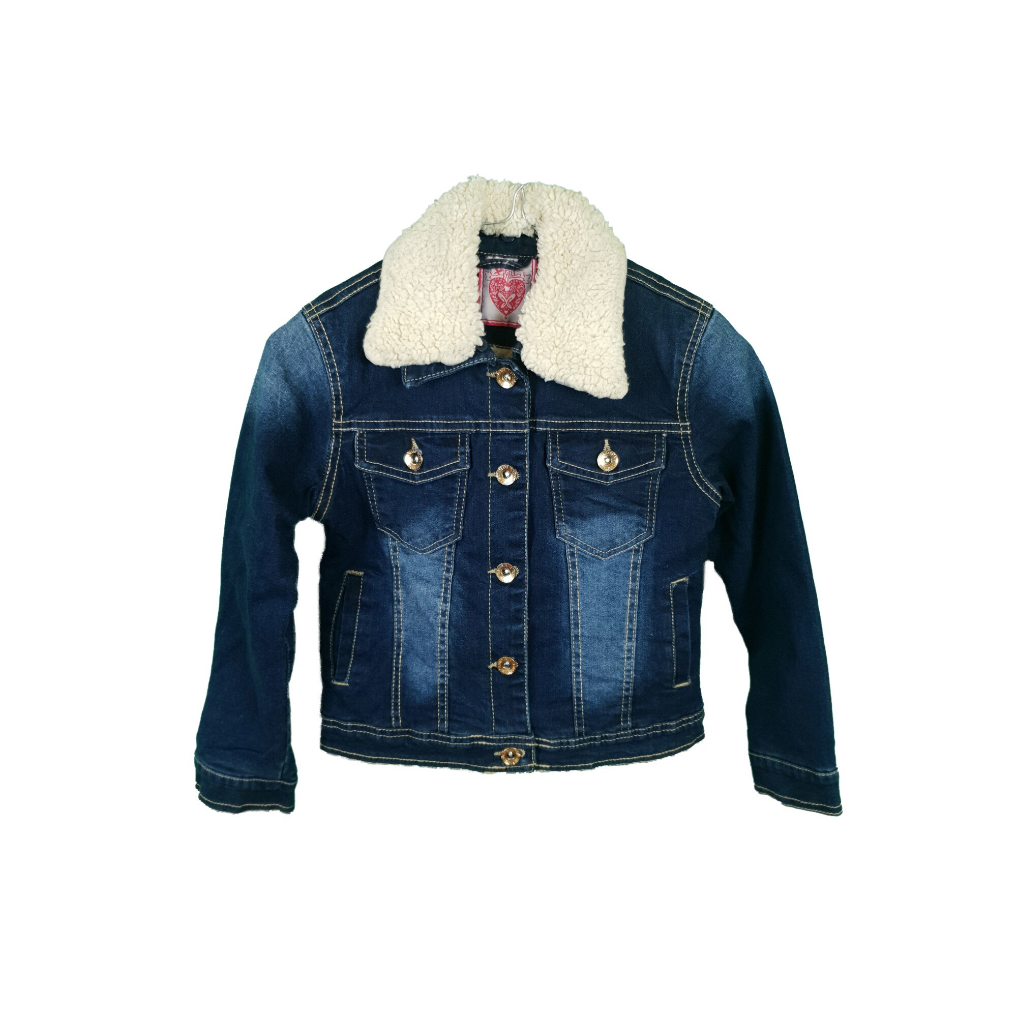 Geaca denim fete, Miss&Girl, model Blanita