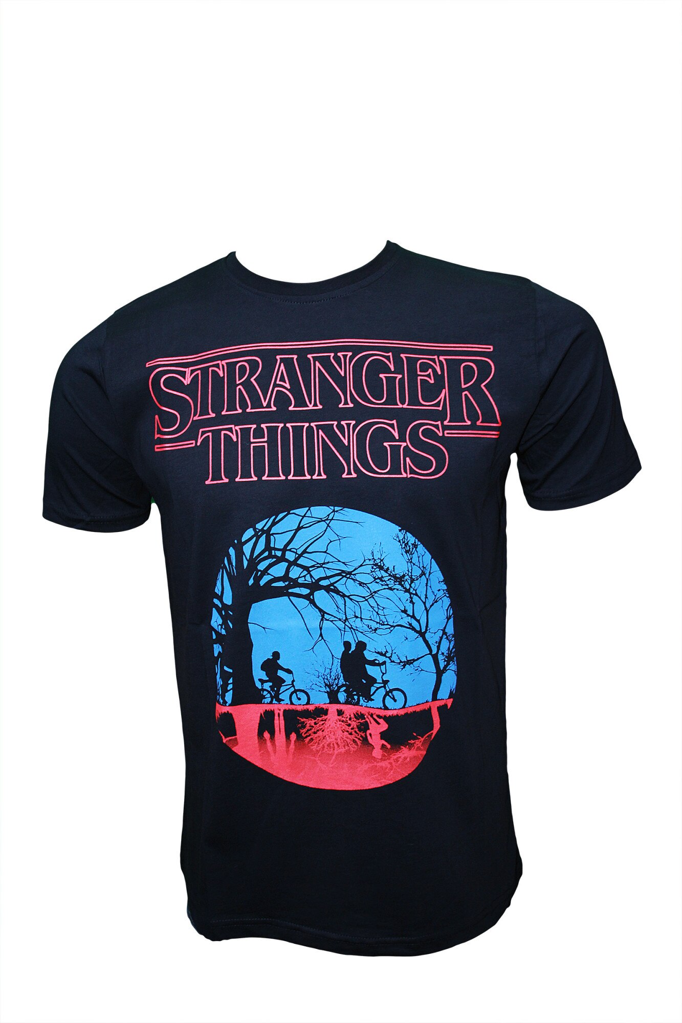 Tricou negru pentru barbati, Stranger Things, Negru