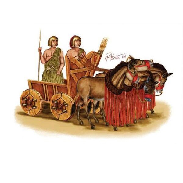 Set Figurine Sumerian Chariots 3buc 1:72 HAT 8130