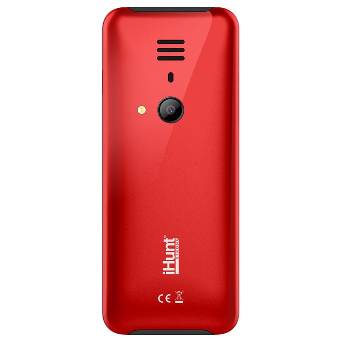 Telefon mobil, iHunt, i3 3G, Dual SIM, 128MB, 64MB RAM, 3G, Red