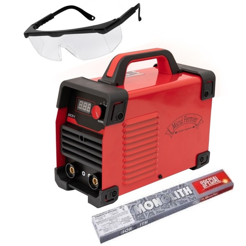 Aparat De Sudura/Invertor Micul Fermier MMA LV 250, ochelari sudura si electrozi