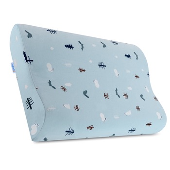 Perna pentru copii Suporto®️ Toddler, Pattern Albastru, +12 luni Perna pentru copii Suporto®️ Toddler, Pattern Albastru, +12 luni