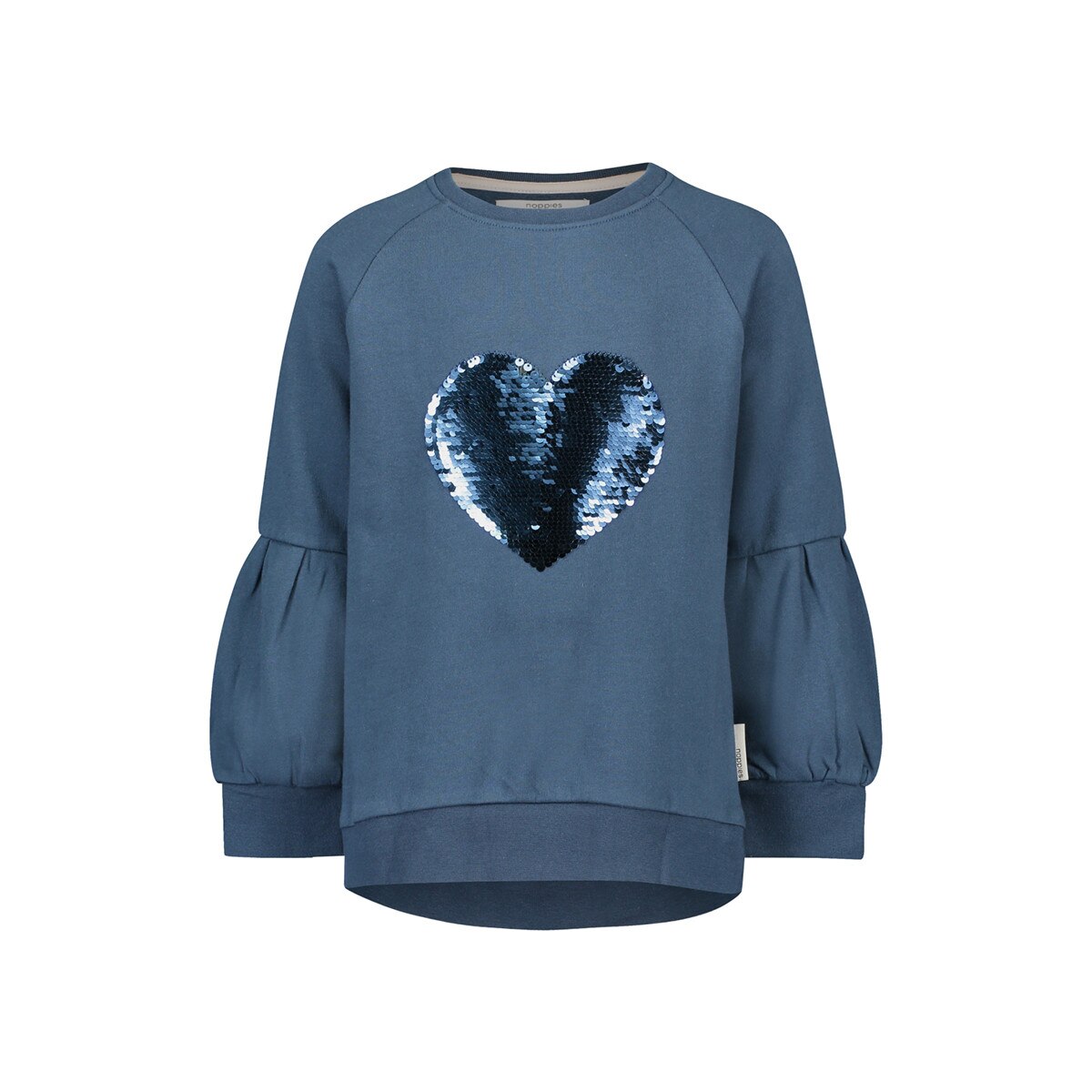 Pulover pentru fetite, Noppies, asimetric, Wethersfield, bleumarin