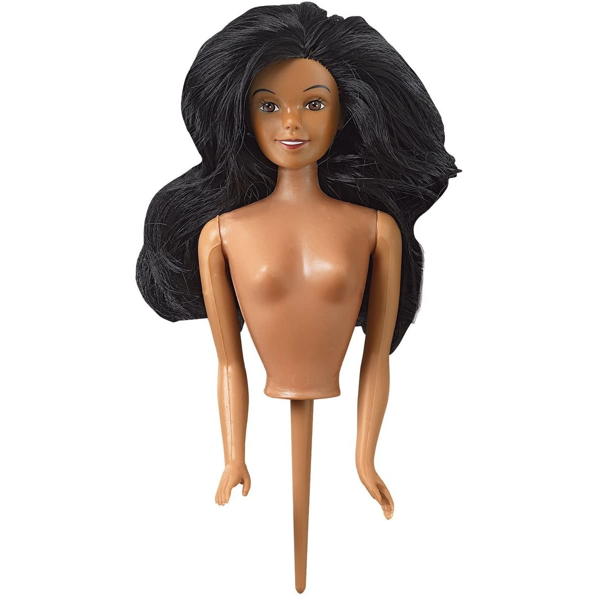 Papusa figurina printesa pentru tort, cu par negru, Wilton