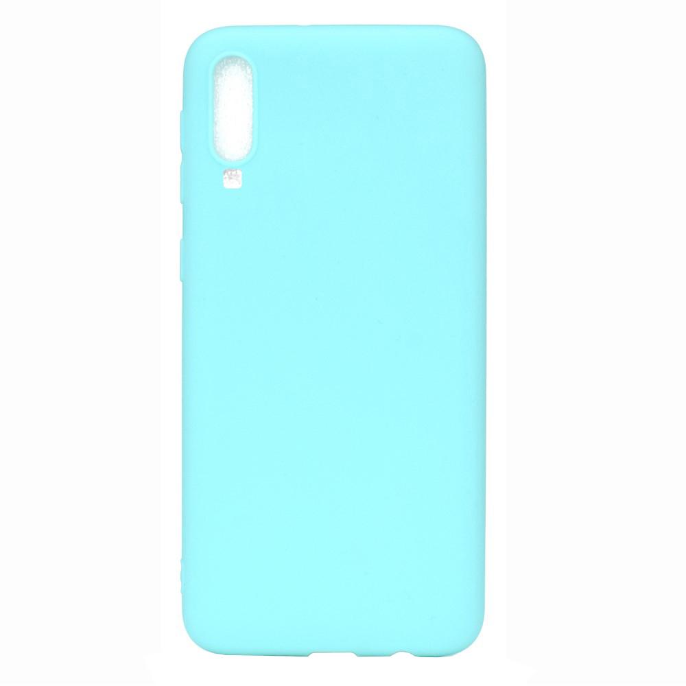 Husa silicon Samsung Galaxy A70, Mint Mat, Antisoc, TPU, Viceversa Mint