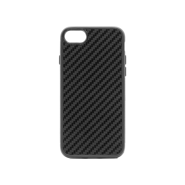 Husa de Telefon din Silicon cu Insertie de Fibra de Carbon Autentica Compatibila cu Iphone 7/8