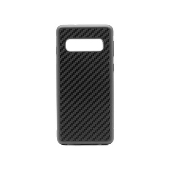 Husa de Telefon din Silicon cu Insertie de Fibra de Carbon Autentica Compatibila cu Samsung Galaxy S10 Husa de Telefon din Silicon cu Insertie de Fibra de Carbon Autentica Compatibila cu Samsung Galaxy S10