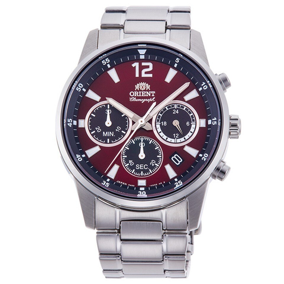 Ceas barbatesc, Orient, RA-KV0004R10B, Rosu