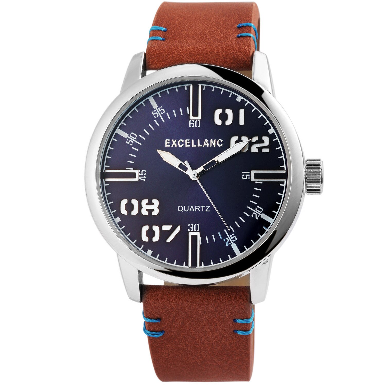 Ceas pentru barbati Excellanc Quartz V1 , Maro