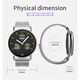 Ceas smartwatch Exlene R1, 2 ore incarcare, 5-7 zile autonomie, 10 zile standby, Argintiu