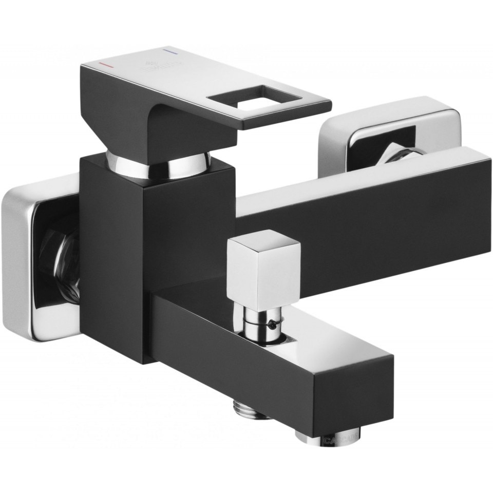 Baterie de cada ANEMON cu montaj in perete, fara set dus BCZ B100, finisaj negru-crom